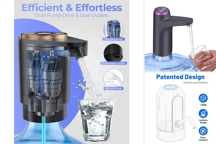 Detailed view of Best Automatic Water Bottle Pumps