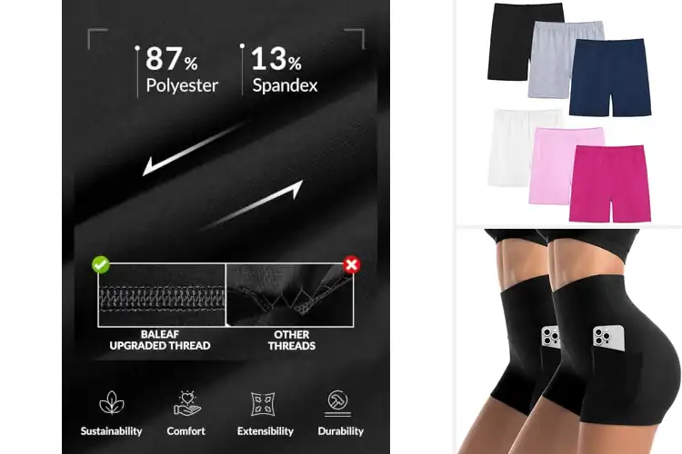 Detailed view of Best Biker Shorts: 7 Top Picks for Ultimate Comfort & Style