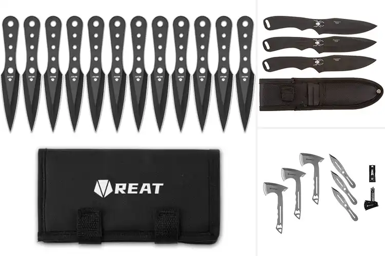 Detailed view of Best Full Tang Throwing Knives