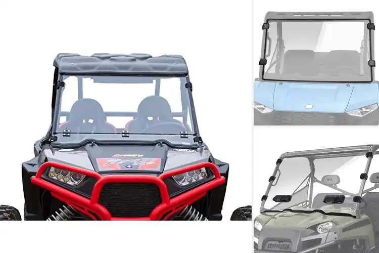 Detailed view of Best Hard Coated UTV Windshields for Clear Trails