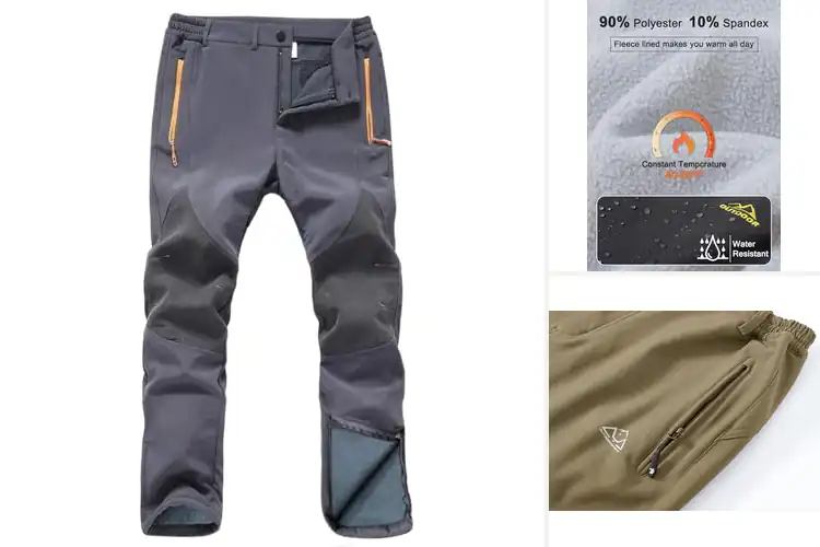 Detailed view of Best Insulated Softshell Pants for Hiking