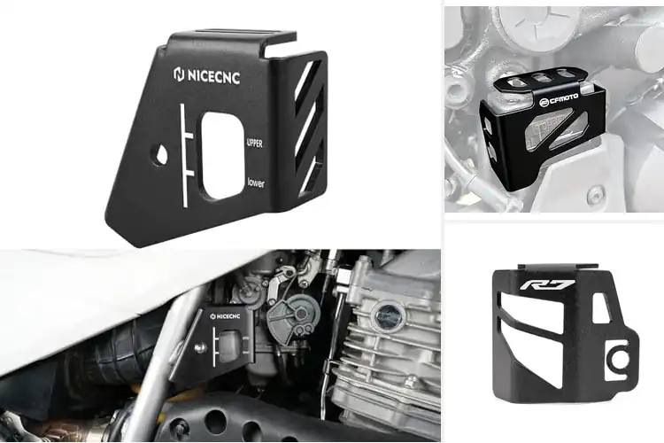 Detailed view of Best Motorcycle Reservoir Guards