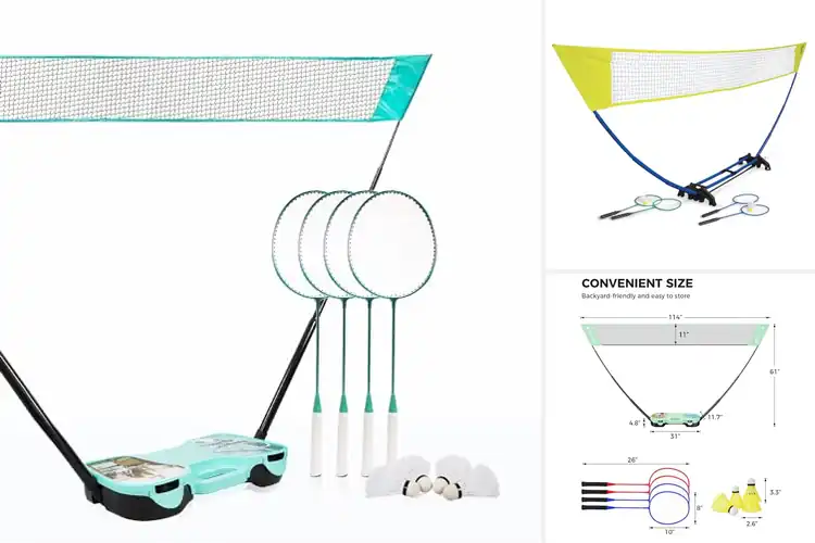 Detailed view of Best Portable Badminton Sets