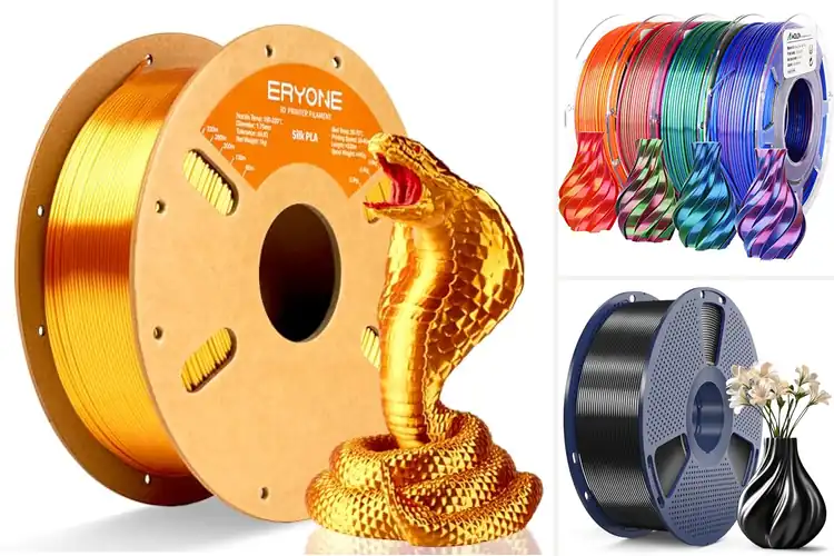 Detailed view of Best Silk PLA Filaments: Top 10 Picks for Stunning 3D Prints