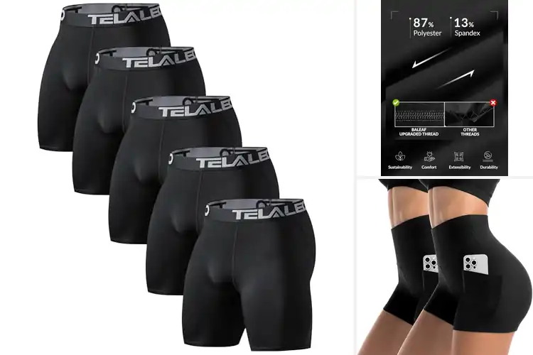 Detailed view of Best Spandex Shorts