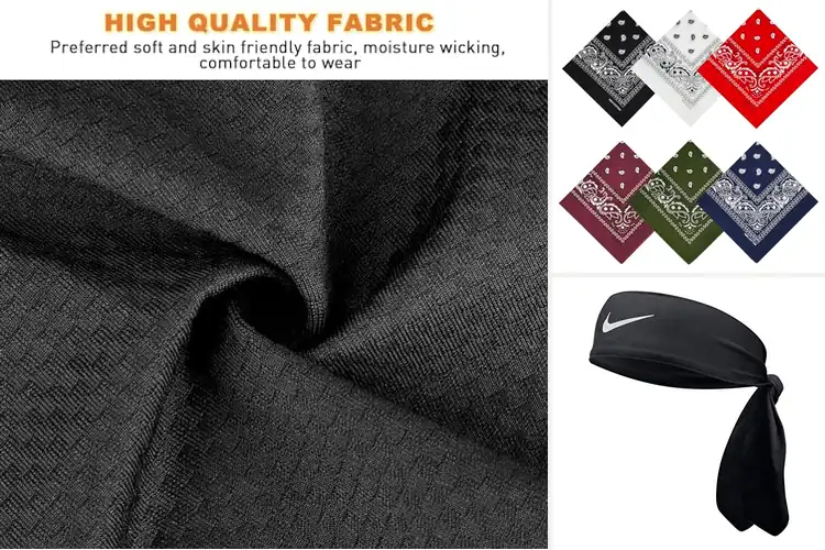 Detailed view of Best Sports Bandanas: Stay Cool, Dry & Stylish