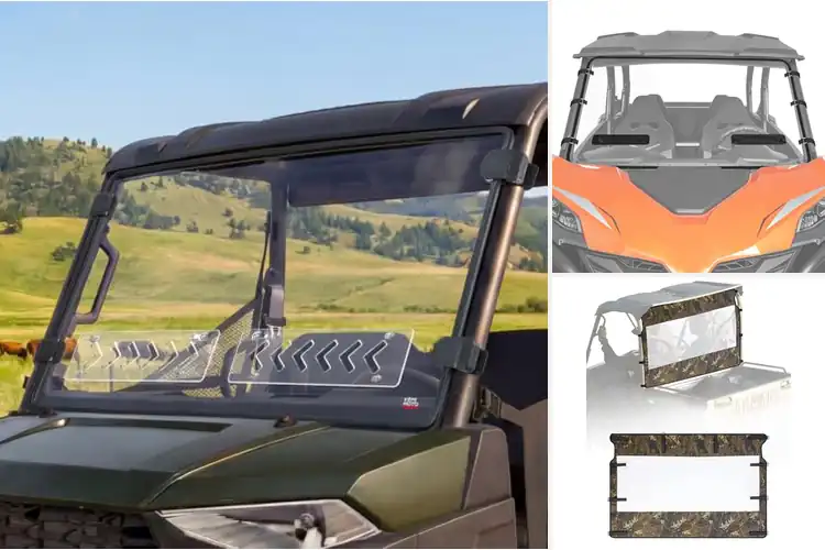 Detailed view of Best Tool Free UTV Windshields for Quick Installs