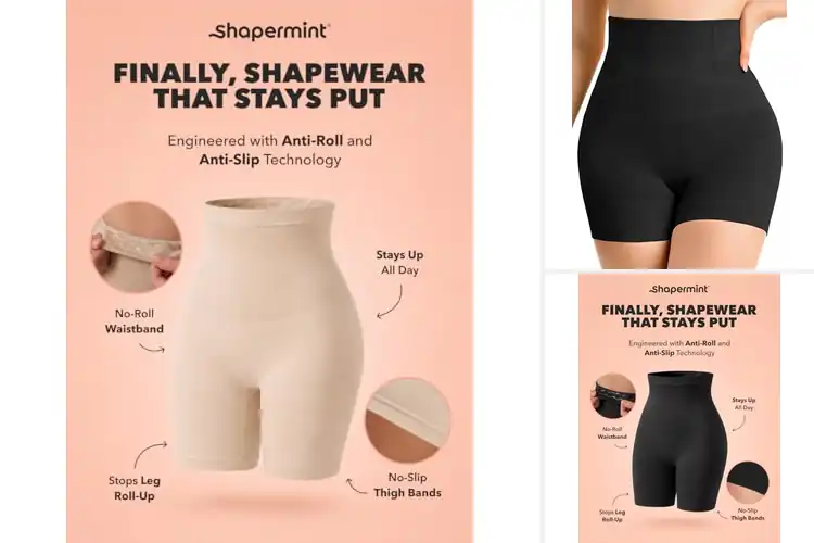 Detailed view of Best Tummy Control Shorts