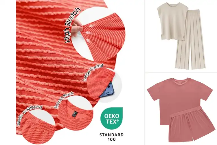 Detailed view of Best Two Piece Loungewear Sets