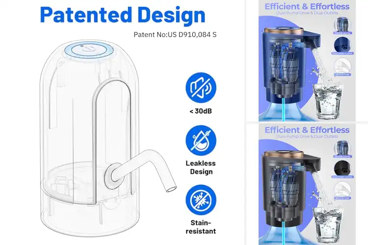 Detailed view of Best USB Rechargeable Water Dispensers