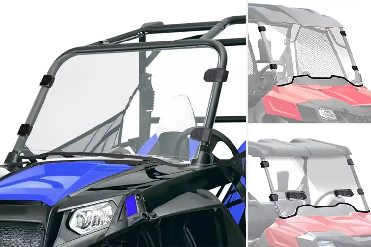 Detailed view of Best UV Protected UTV Windshields for Clear Rides