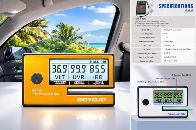 Detailed view of Best UV Rejection Meters: Top Picks for Ultimate Protection