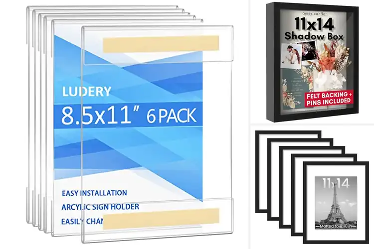 Detailed view of Best Wall Display Frames