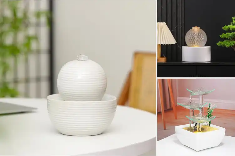 Detailed view of Best White Ceramic Fountains